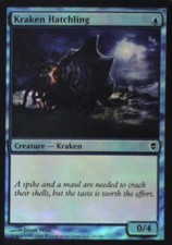 Kraken Hatchling - Zendikar: #50, Magic: The Gathering - Foil Lp C255