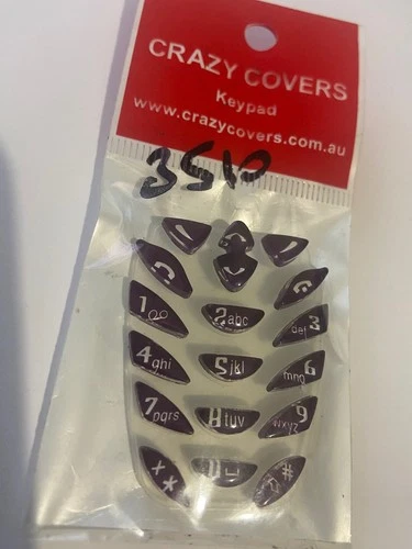 Nokia 3510 Crystal Keypad Indigo Violet by Crazy Covers Brand New Original pack