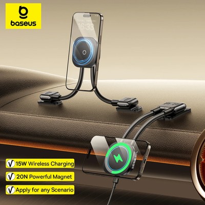 Baseus C03s Magnetic Car Mount Phone Holder 20N Strong Magnet Dashboard Stand