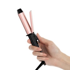 Mini Curling Iron 1 Inch, 100-240V Dual Voltage for Travel, Ceramic Curling I...
