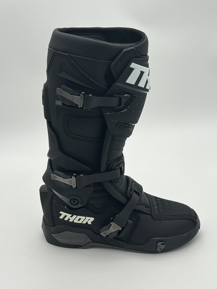 NEW Thor Radial Motocross Boots - Black - Size 10 (Part # 3410