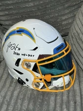 Justin Herbert Chargers  FSM Autographed Speed Flex