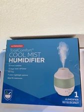 NEW IN BOX ULTRASONIC TOTAL COMFORT COOL MIST HUMIDIFIER 1/2 GALLON CAPACITY 