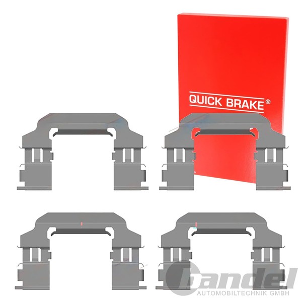 Quick Brake MONTAGE-SATZ BremsbelÄGe ZubehÖR Vorne Passend FüR Nissan Patrol |-image