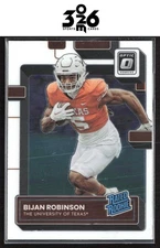 Bijan Robinson 2023 Panini Chronicles Draft Picks Optic Rated Rookies