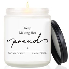 Sympathy Gifts Memorial Candle Gifts, Bereavement Gift Keep Making Her Proud