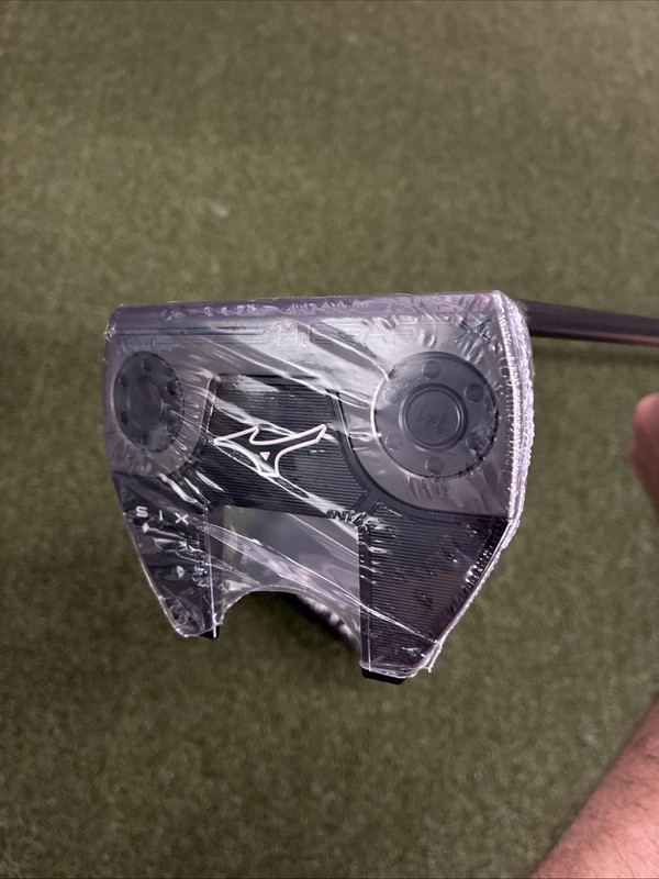 NEW Mizuno M Craft X S6 Putter SIX Black ION Mallet SLANT 34" + Head Cover