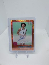 2024-25 Topps Chrome Sapphire Julian Strawther 1973 Orange Auto /25 🔥 Nuggets