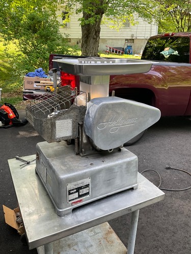 Hollymatic Super Model 54 Food Portioning Machine with Accessories Used