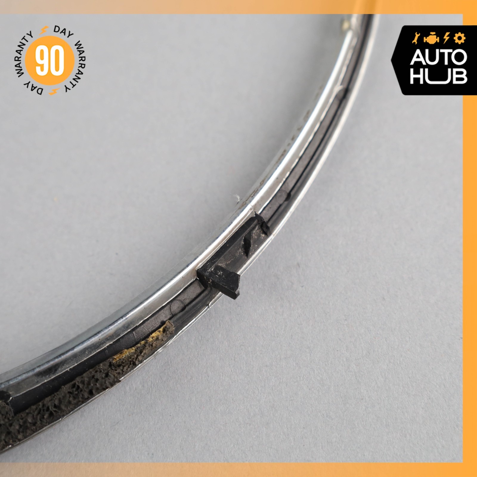 Bentley Continental Flying Spur Left Headlight Inner Chrome Ring Trim OEM