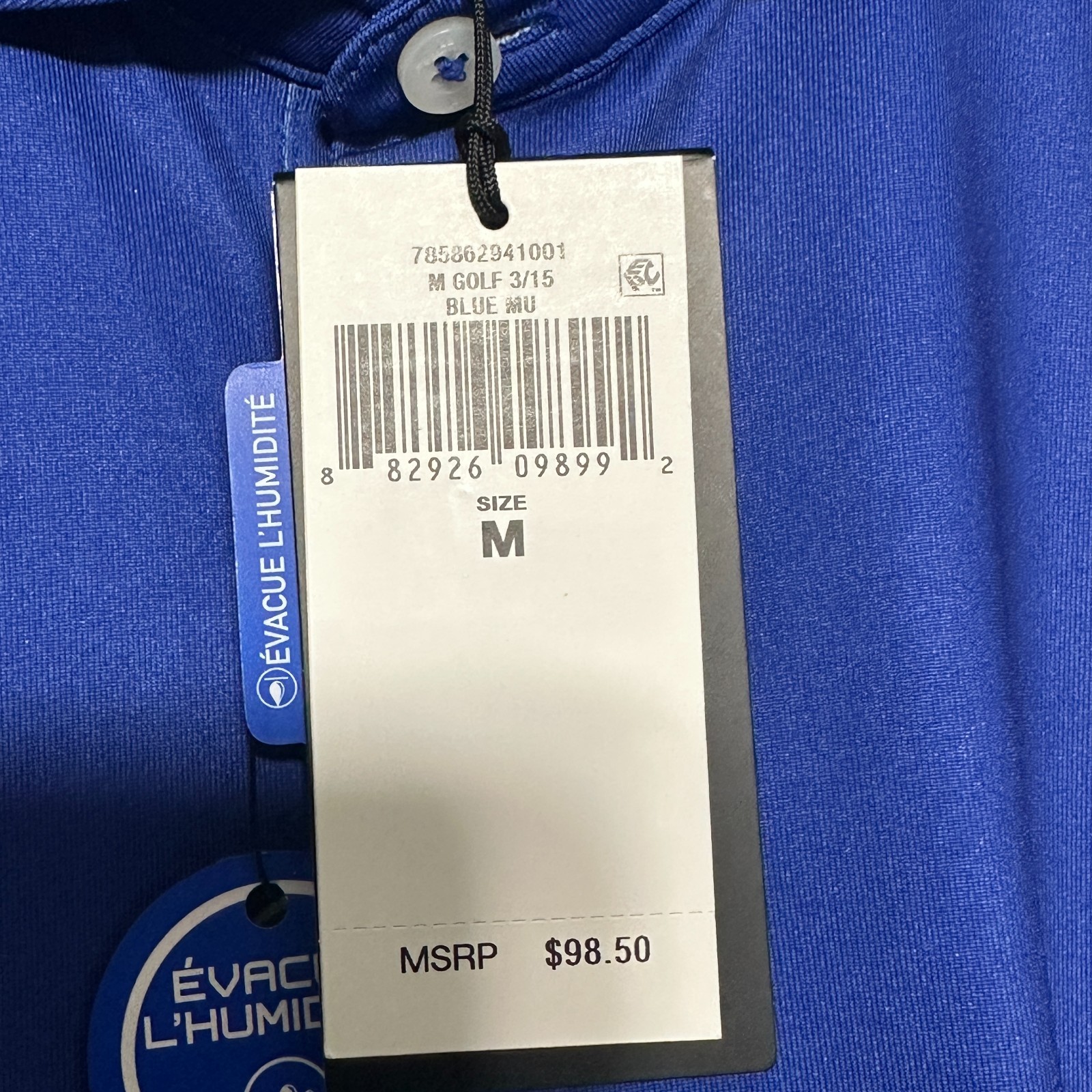 RLX Ralph Lauren Golf Polo Men’s M Blue Ombre Performance Moisture Wicking NWT thumbnail 5