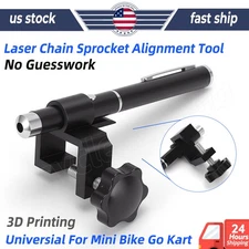 Universial For Mini Bike Go Kart Laser Chain Sprocket Alignment Tool 3D Printing