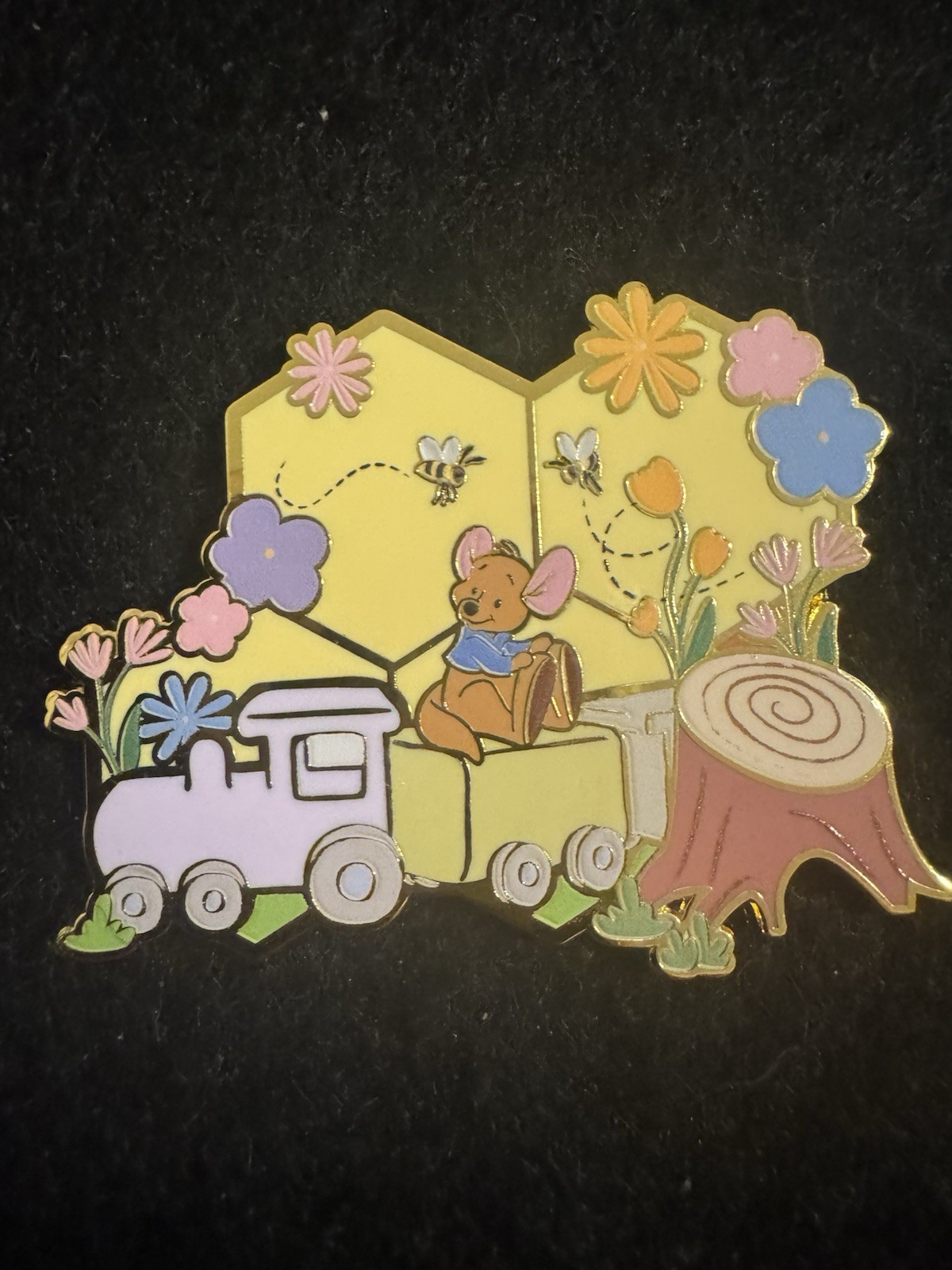 Disney Boxlunch ROO Winnie the Pooh Honeycomb Character Train Mystery Disney Pin