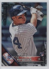 2016 Topps Chrome Black Refractor Rob Refsnyder #24 b1e