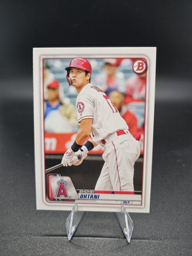 Shohei Ohtani 2020 Bowman #26 Batting White Jersey Angels LA Dodgers