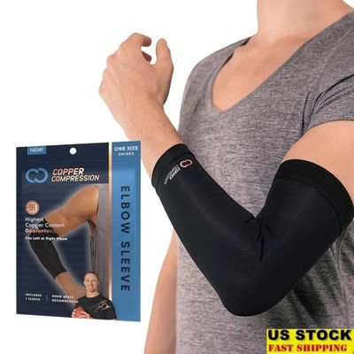 Recovery Elbow Sleeve Arthritis Tendonitis Pain Relief Sports Support Arm Brace