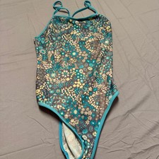 Patagonia Girls' Shell Seeker One-Piece Swimsuit XL 14 Floral