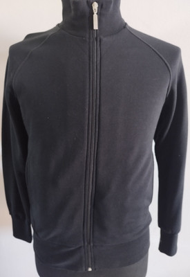 HAKRO Activewear Jacke XS Schwarz Modell 506 Baumwolle Polyester Top Zustand #