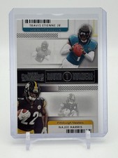 2021 Panini Contenders - Round Numbers Najee Harris, Travis Etienne #RN-TET (RC)