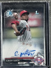 Garcia, Elniery - 2017 Bowman Chrome Prospect - Autograph - INV2