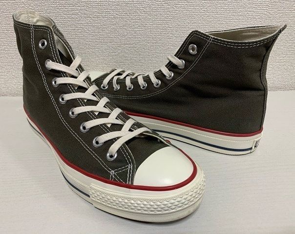 Mens CONVERSE Made in Japan Converse All Star CONVERSE CANVAS ALL STAR J HI GRAY