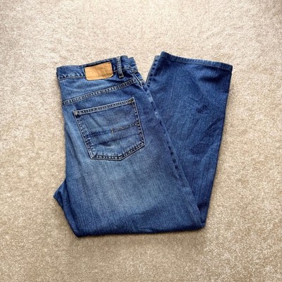 Calvin Klein Jeans Herren Gr. 32 Blau Denim Relaxed Fit Straight Leg Outdoor