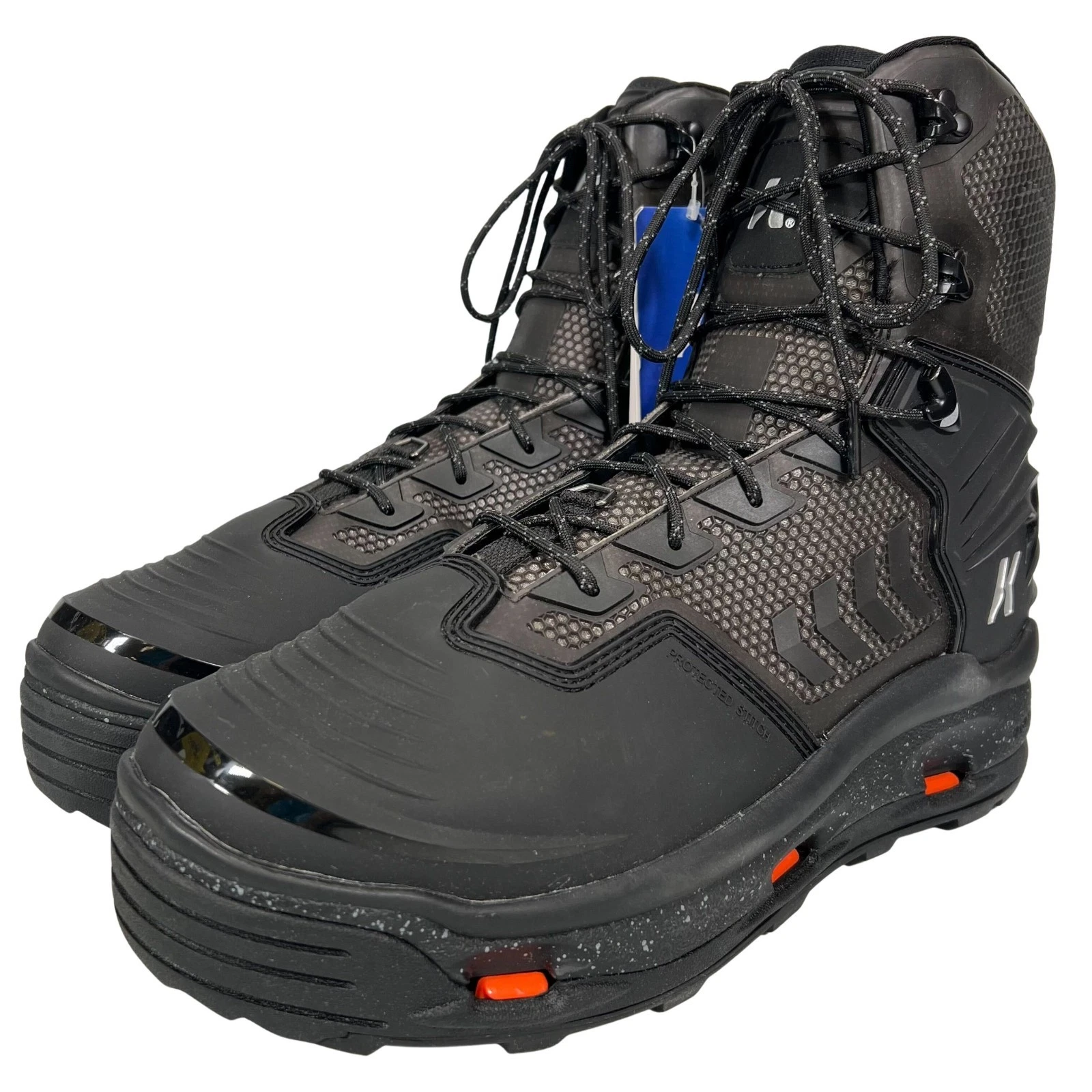 Korkers Men's River Ops Omnitrax Wading Boots W/ Studded XS Trek Soles US 14