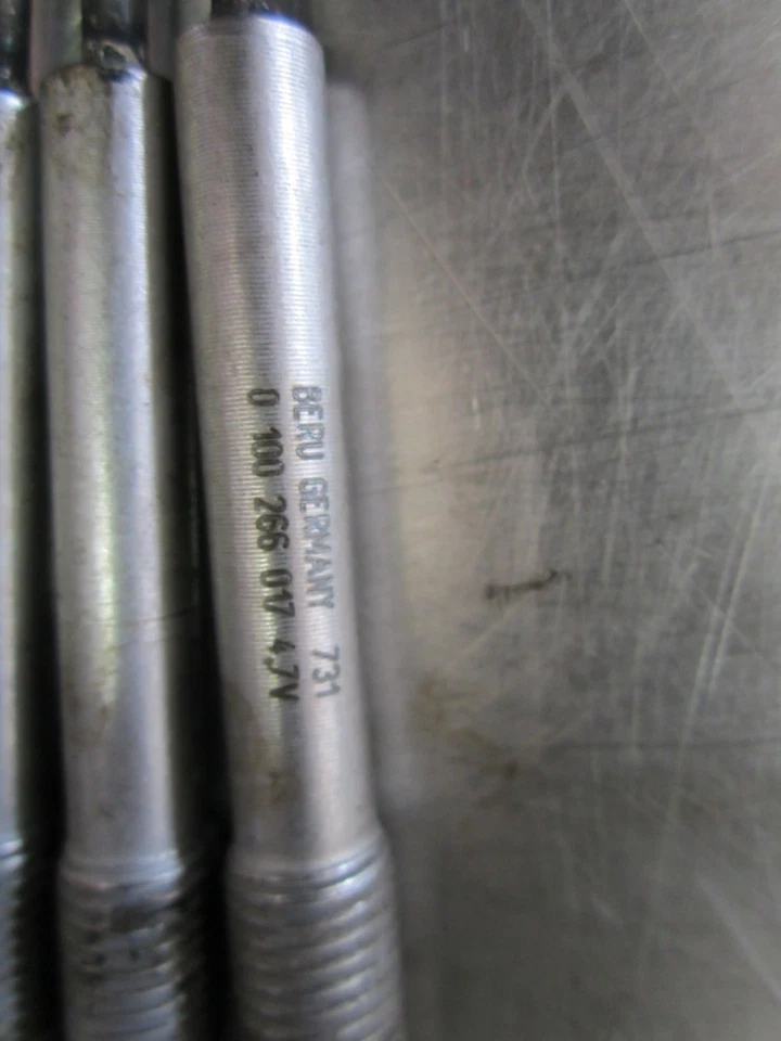 Glow Plugs Set All For 07-10 Chevrolet Silverado 2500 HD 6.6 Duramax Diesel - Image 2 of 4