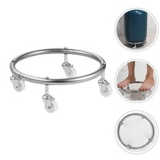 Propane Tank Stand Gas Cylinder Holder Tray With Wheels Base Bracket