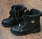 Harley-Davidson Women's Shawnee Black Ankle Motorcycle Boots D84399 sz 7.5