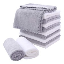 MOONQUEEN Microfiber Facial Cloths 12 Pack Makeup Remover