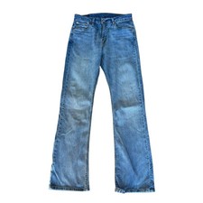 Levi’s 527 Men’s Jeans W29 L32 Blue Regular Bootcut Zip Fly Light Wash Stretch