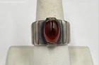 925 Silver Vintage Ring W/ Carnelian Sz. 8.5