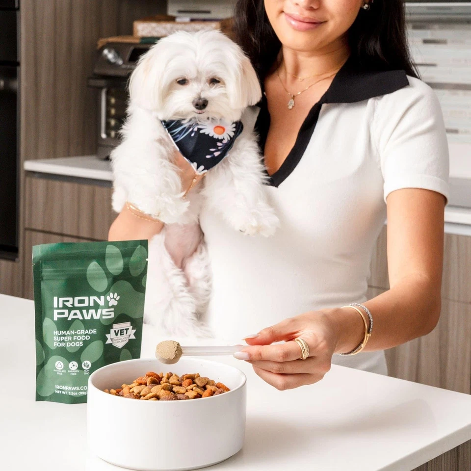 Iron Paws 3.5oz Human-Grade Dog Greens Superfood Powder Joint Gut Immune - Image 3 of 4