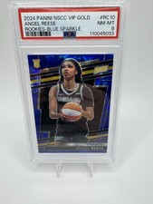 2024 Panini  Angel Reese Blue Sparkle VIP Gold  /124 PSA 🏀 🔥