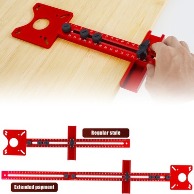 Router Milling Groove Bracket Circle Cutter Jig Cabinet Hardware Router Guide 