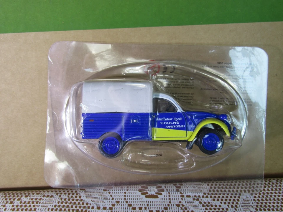 945Y Eligor Citroën 2 CV AZAM Pick-Up Bâché 1965 Arthur Martin 1:43 + Blister - Photo 3/4