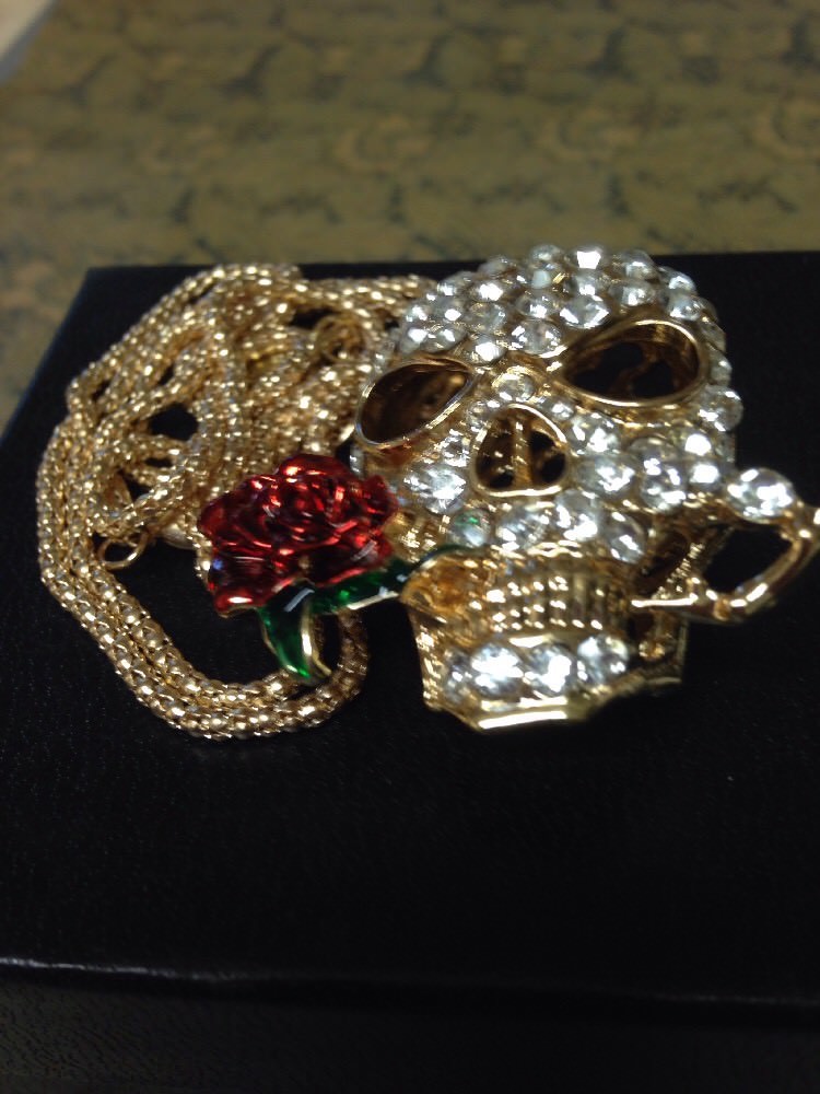 Bijou de tête doré à strass - 39,90