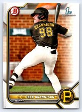 2022 1st Bowman Draft Paper #BD-154 Jack Brannigan Pittsburgh Pirates BASEBALL