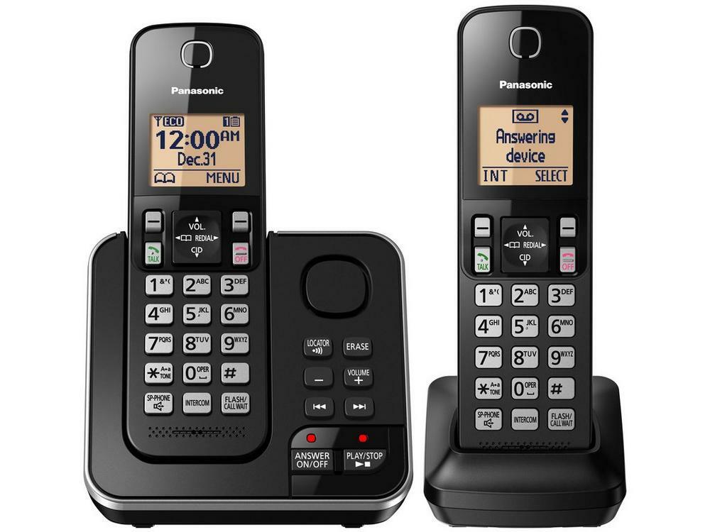 Panasonic KX-TGC362B 2-Handset Cordless Phone | eBay