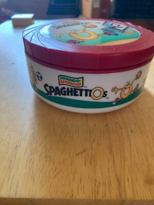 Vintage 1999 Spaghettios Bowl & Lid Franco-American Basketball Insulated 10.5 oz