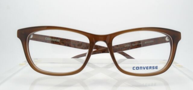 Converse Q 400 Brown 52-17-145 Glasses Eyeglasses Frames Eyewear NE8767