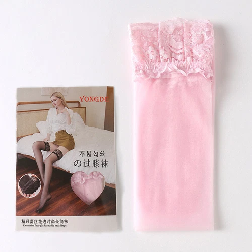 Womens Sheer Lace Top Stay Up Stockings Thigh High Pantyhose Hold-up Tights J1 - Picture 22 of 35