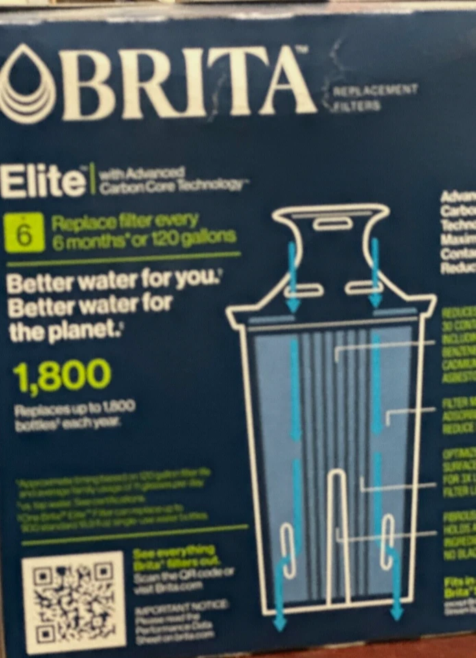Brita Longlast Replacement Filters for Pitchers Dispensers - 2 Count - Image 2 of 2
