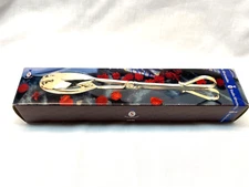 Studio Silversmiths # 61304 Silver Plated Scissor Style 10.5" Salad Tongs