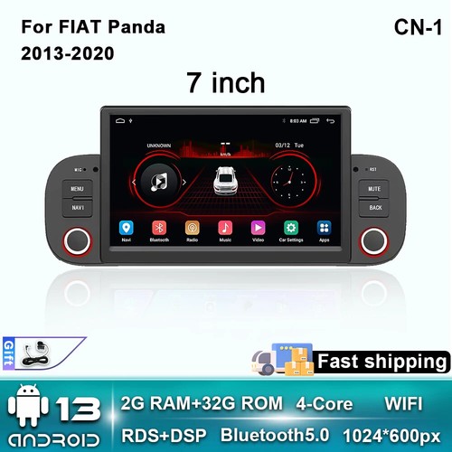 For Fiat Panda 2013-2020 Car Radio GPS Navi Android Auto Video CarPlay Screen 4G - Picture 25 of 29