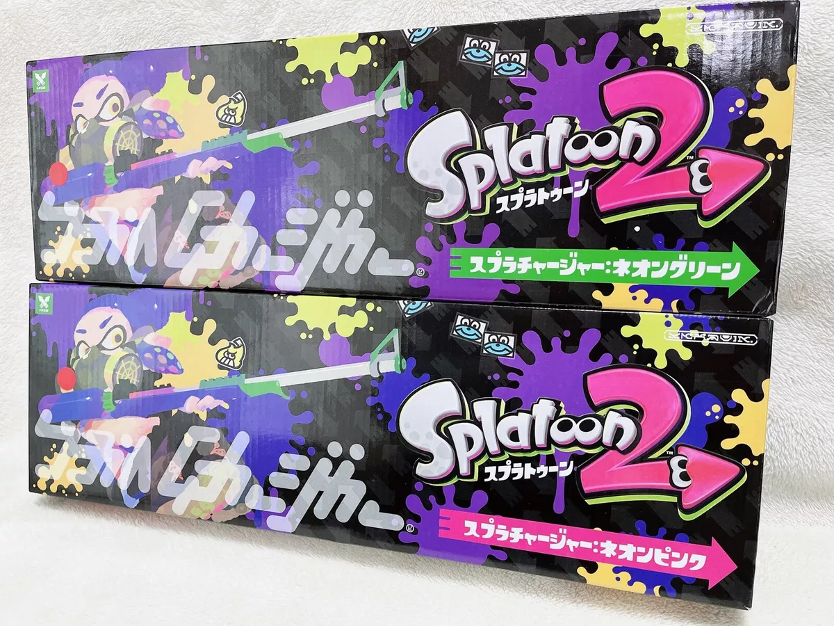 Japan　eBay　Splatoon　set　Guns　PINK　Splatterscope　nintendo　Water　GREEN