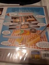 Melissa  Doug Wooden Grill  Serve BBQ Set