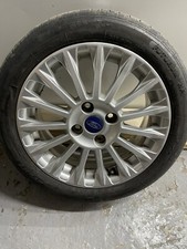 FORD FIESTA MK7 MK7.5 TITANIUM 16" INCH 15 SPOKE ALLOY WHEEL & TYRE
