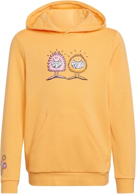 Adidas Originals X Kevin Lyons Kid's Hoodie, Hazy Orange, Sz. XS
